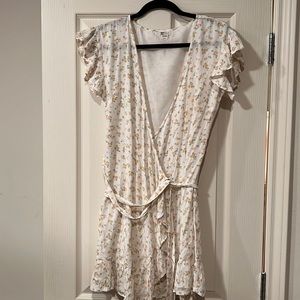 Billabong Wrap and Roll Floral mini dress